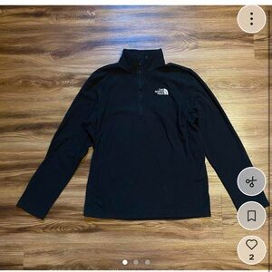 The North Face Black Quarter-Zip Pullover